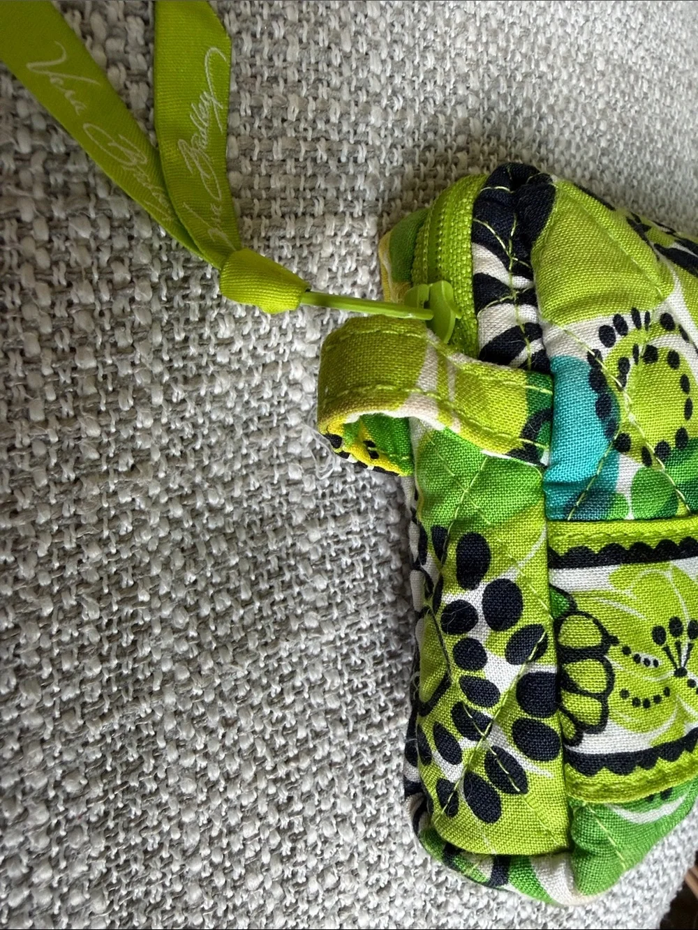 Vera Bradley quilted cosmetic